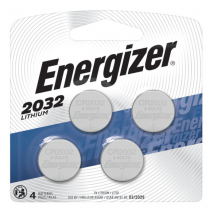 2032BP-4   CR2032 3V Lithium Coin Cell Energizer (Pkg of 4)
