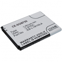 CE-TSGI8750   Cell Phone Replacement Battery for Samsung GT-I8750