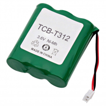 TCB-T312   Pile de remplacement pour téléphone sans-fil Ni-MH 3.6V 1300mAh