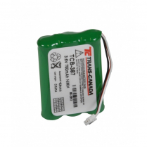 TCB-T387   Pile de remplacement pour téléphone sans-fil Ni-MH 3.6V 750mAh