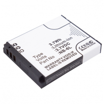 CD-TCA6L   Photo Camera Replacement Battery for Canon NB-6L