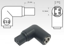 C12   Connector for LBAC/LBDC 6.4 x 9.3 mm