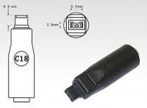 C18   Connecteur pour LBAC/LBDC 5.5 x 2.5 mm 3 Pins