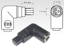 C23   Connector for LBAC/LBDC 7.3 x 7.5 mm