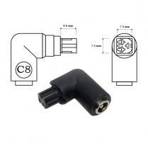 C8   Connector for LBAC/LBDC 7.3 x 7.5 mm