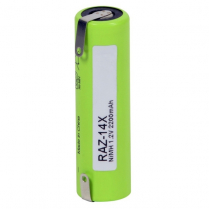 RAZ-14X   Shaver Replacement Battery Ni-MH 1.2V 2000mAh (1X AA)