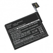 PMP-TIPT6  Pile de remplacement pour lecteur multimédia portable Apple A1641; iPod Touch 6