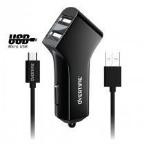 OTCMI2A   CAR CHARGER DUAL-USB 2.4A + MICRO-USB CABLE