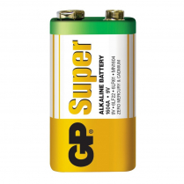 GP1604A-5S1   Alkaline Battery 9V GP Super (Vrac)