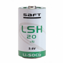 LSH20BA   Pile lithium 3.6V D Saft High-Rate/Pulse