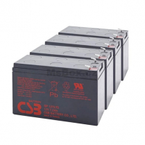 CSB-1005  Ensemble de remplacement de batterie UPS 4x12V 8Ah CSB (RBC8)