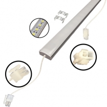 EWL-LEDBAR-FIX-20   12V LED Bar Fixture 20" 36 LEDs 9W Neutral White Frosted