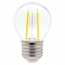 EWL-LEDG45-4-WW   Clear G45 Type Filament LED Bulb 12V 4W Warm White (Pkg of 2)