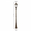 GS-98B-S LAMPADAIR SOLAIRE ROYAL A LUMIERE LED BRONZE 1 TETE