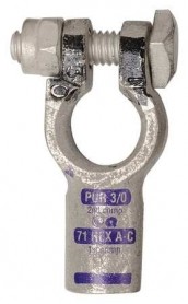 QC4030-005N   Quick Straight Clamp Connector 3/0 AWG Negative Crimp (Pack of 5)