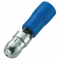 QC160270-100   Connecteur Bullet male isolé en PVC 16-14 AWG .157" (paquet de 100)
