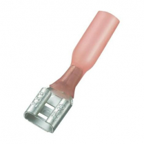 QC164148-100   Heat-Shrink Insulated Female Disconnect 22-18 AWG .250" (Pack of 100)