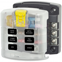 BS5028   ATO/ATC Fuse Block - 6 Circuits with Cover