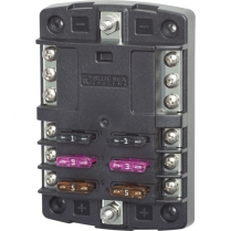 BS5030   ATO/ATC Fuse Block - 6 Circuits with Negative Bus
