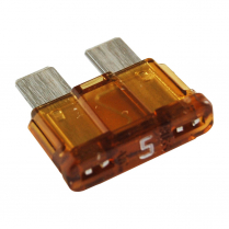 QC509125-025   Standard Blade Fuse ATC/ATO 5A Tan (pack of 25)