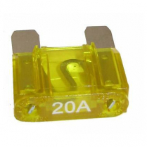 QC509150-025 fusible MaxiI 20A jaune (paquet de 25)