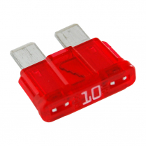 QC509127-100   Standard Blade Fuse ATC/ATO 10A Red (pack of 100)