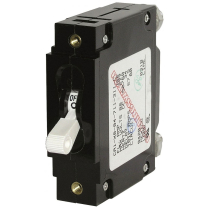 BS7350   C-Series Toggle Circuit Breaker - Single Pole 5A White