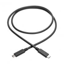 U420-003-G2-5A   USB-C Thunderbolt 3 USB 3.2 Cable (M/M) 3 Feet/0.91m 10Gbps 5A 100W