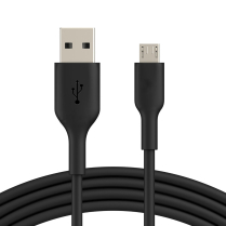 EWA-USBAB   Câble de données et charge USB-A à Micro-B 1m noir