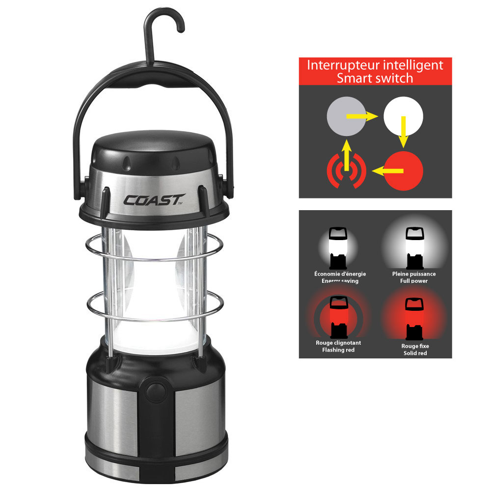EAL17   Emergency Area Light Lantern 460 Lumens LED 50h (4x D Not Included)