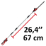 3410584   Cordless Telescopic Pole Hedge Trimmer GC-HH 18/45 Li T