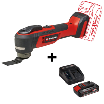 4465191-4512131  Cordless Oscillating Multi-Tool TP-MG 18 Li BL + Power X-Change Battery & Charger Kit 18V 2,5Ah