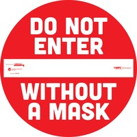 Decal- Do/Ent/Mask 12x12 36/CT