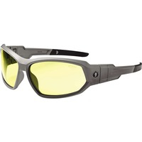 Glasses-  Gray, Yellow lens