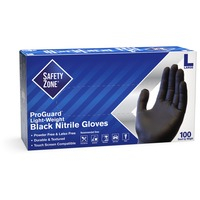 Gloves- Blck/Nitrile/Lg