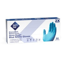 Gloves- Blue Nitrile XXL 12in