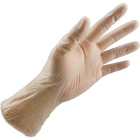 Gloves- Clear/LG/No Latex/PWDR