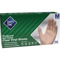 Gloves- Clear/MD/Powdered/Box