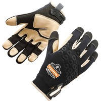 Gloves- HD Leather (L) Black