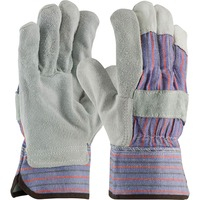 Gloves- Leather Palm (L) White