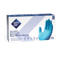 Gloves- Nitrile TX SM Blu 100B