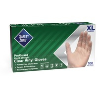 Gloves- Vinyl GP XL CLR 100B