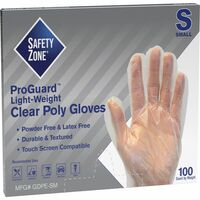 Gloves- White/PE/Small