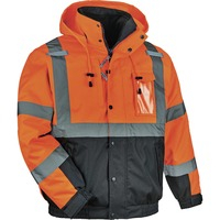 Jacket- 4in1 BJ HiVis Orng 5XL