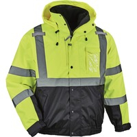 Jacket- 4in1 BJ HiVis Yell 5XL