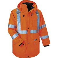 Jacket- 4in1 WP HiVis Orng 2XL