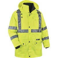 Jacket- 4in1 WP HiVis Yell 3XL