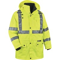 Jacket- 4in1 WP HiVis Yell MED