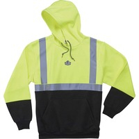 Shirt- Hooded Rflct XL Bk/Lm