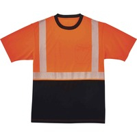 Shirt- T-shirt Rflct (L) Bk/Og